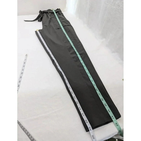 Modern Ambition Women's Delightfully Technical Paperbag Pants Gray Size M B18 - Picture 9 of 10